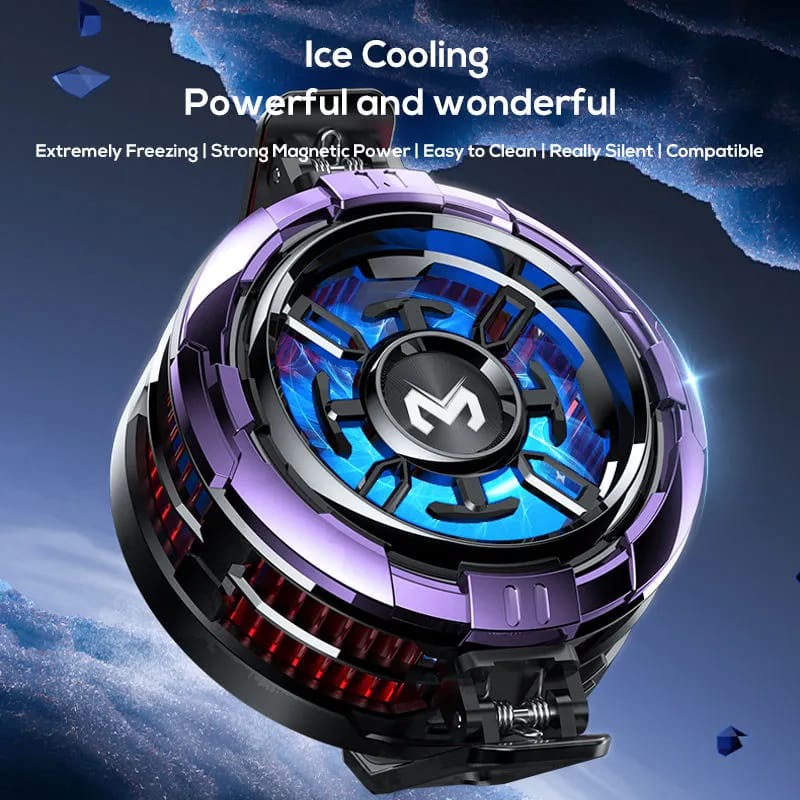 MEMO CX08 Mobile Phone Cooling Fan | Magnetic Semiconductor Cooler | Ultra-Fast Cooling | Silent Gaming Radiator | Android & iPhone Compatible