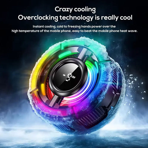 MEMO CX17 Mobile Phone Cooling Fan | Magnetic Semiconductor Cooler | Ultra-Fast Cooling | Ultra-Quiet | Gaming Radiator for Android & iPhone