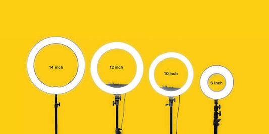 LED Ring Light with Adjustable Tripod Stand & Phone Holder – Dimmable Selfie Light for Photography & Live Streaming