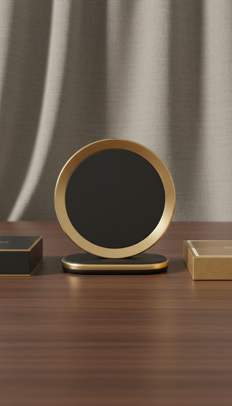 Matte Black Wireless Charger Station